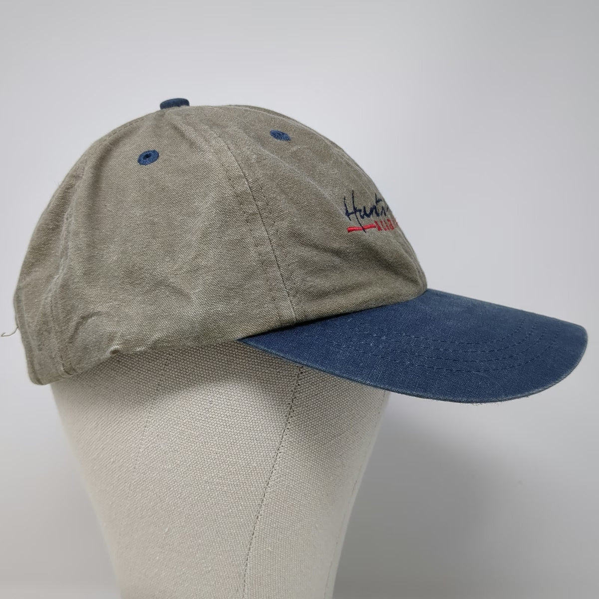 Sportcap Baseball Cap Gray Blue One Size Huntsville Alabama HSV Embroidered Hat