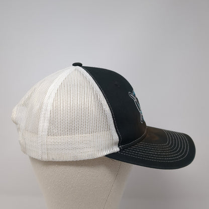 Boise River R&T Snapback Trucker Hat Black One Size Mesh Back Colorblock