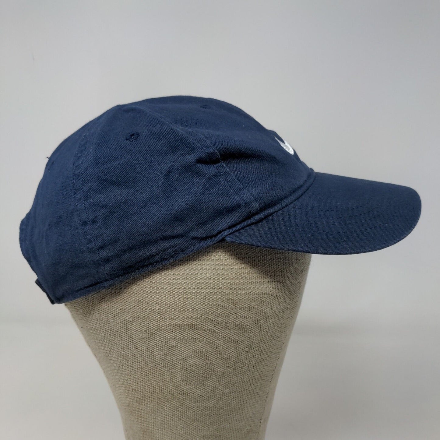 Nike Boy's Strapback Hat Blue Size 4-7 Embroidered Swoosh Logo Adjustable