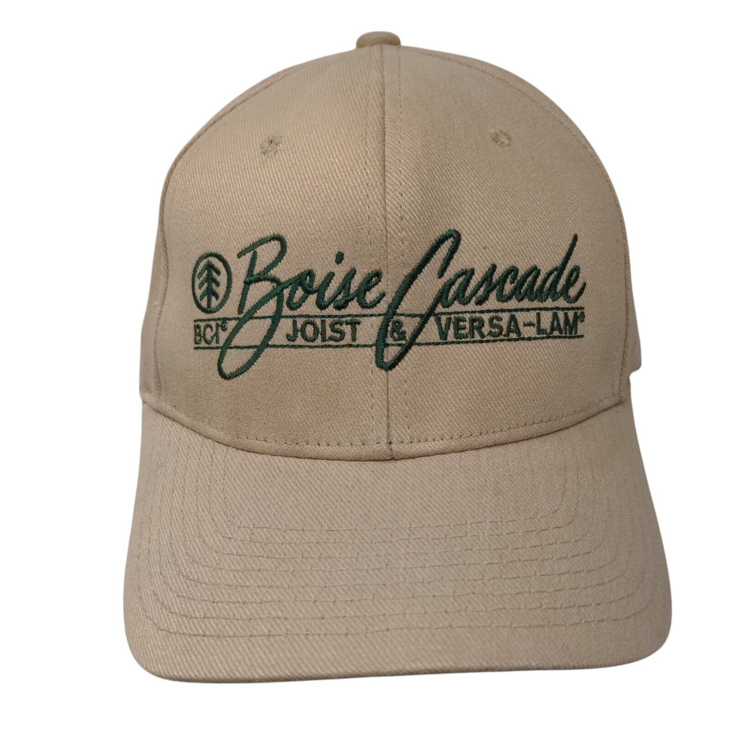 Boise Cascade BCI Joist & Versa-Lam Fitted Hat Tan L/XL Flexfit Yupoong