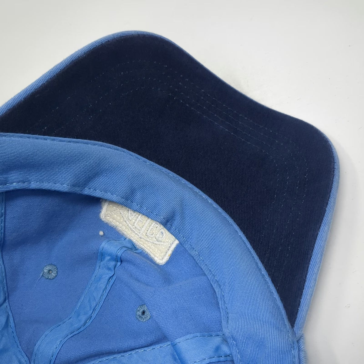 AFTCO Baseball Cap Blue One Size Slideback Cotton Fish Logo Fishing Hat Outdoor