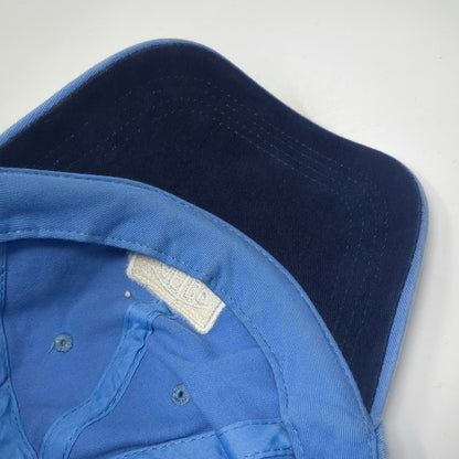 AFTCO Baseball Cap Blue One Size Slideback Cotton Fish Logo Fishing Hat Outdoor