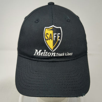 Macco Baseball Cap Black One Size Melton Truck Lines Safe Shield Drivers Hat