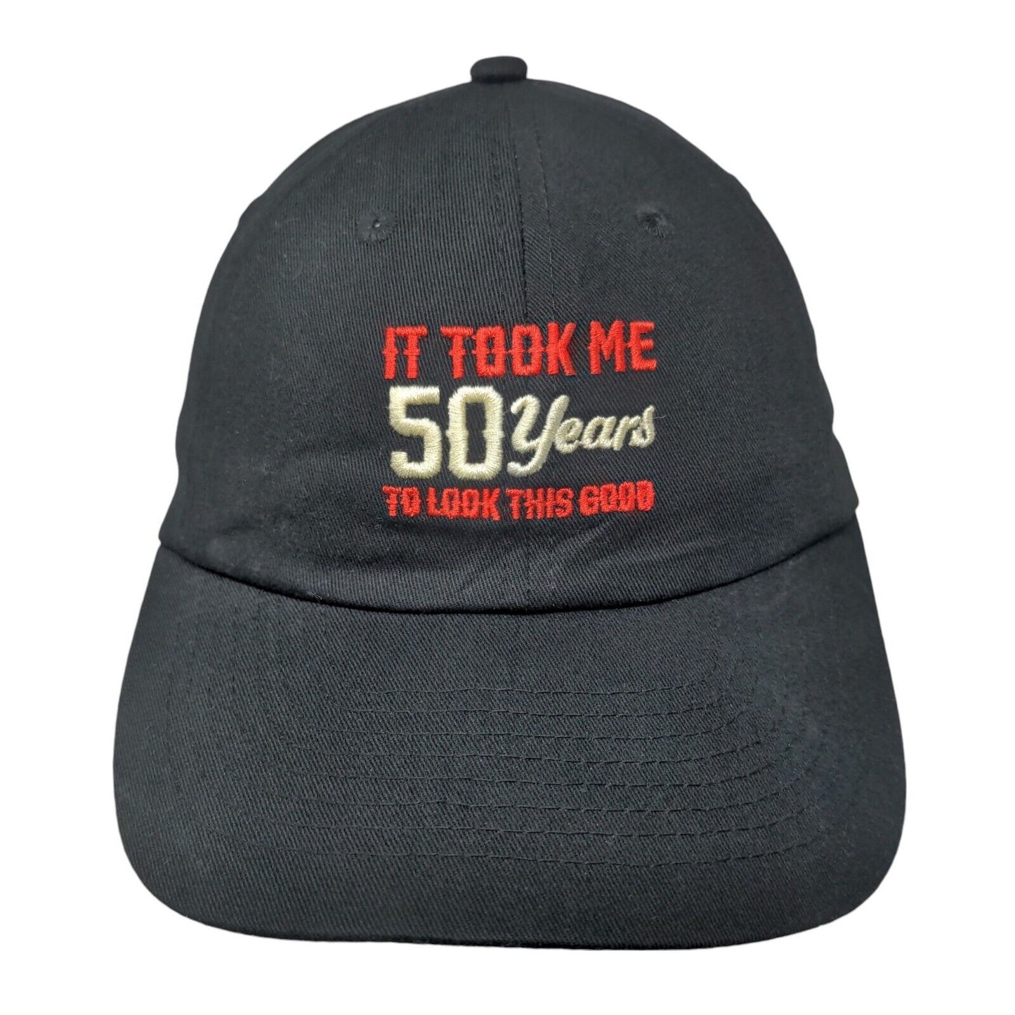 It Took Me 50 Years To Look This Good Slideback Hat Black OSFM Spencer's