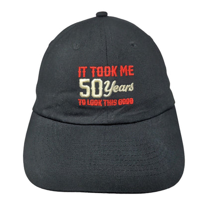 It Took Me 50 Years To Look This Good Slideback Hat Black OSFM Spencer's