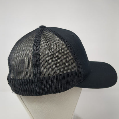 KBear 101 Snapback Trucker Hat Black One Size Mesh Back Richardson