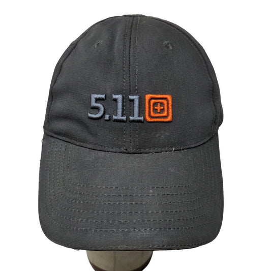 5.11 Tactical Series Men's Strapback Hat Gray Size OS Embroidered Logo 2019