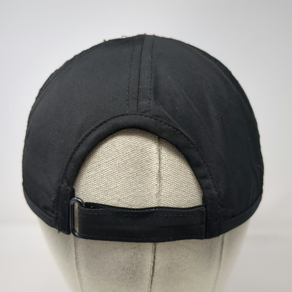 Baseball Cap Black One Size USA Sport Group Patch Perforated Strapback Hat