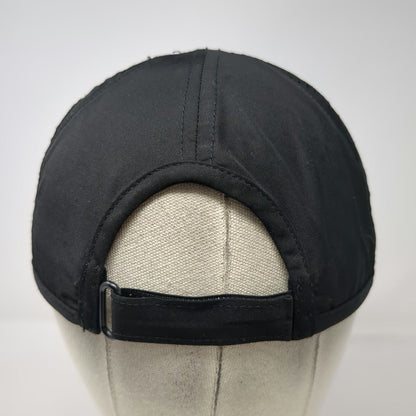 Baseball Cap Black One Size USA Sport Group Patch Perforated Strapback Hat