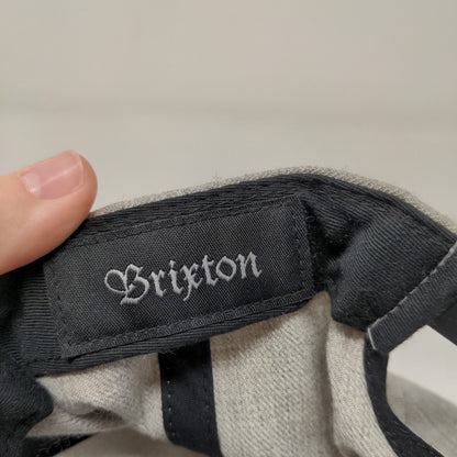 Brixton Men's Snapback Hat Gray Embroidered Logo Adjustable BRXTN