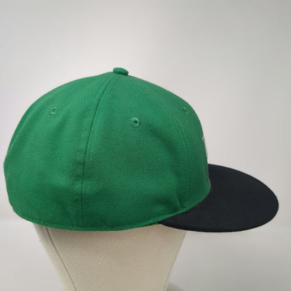 Adidas Snapback Green Black OSFM Hat Dallas Stars NHL Hockey Logo Flat Brim