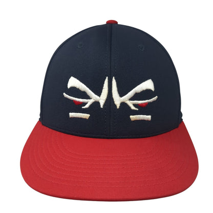 Richardson Fitted Hat Multi Medium Embroidered Logo Colorblock Flexfit