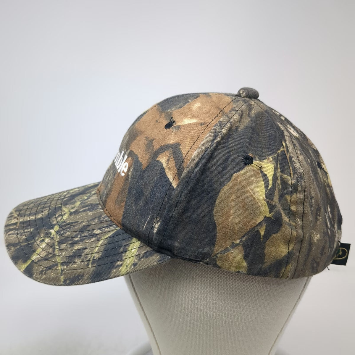 Port Authority Trimble Logo Green Camo Baseball Cap One Size Strapback Hat