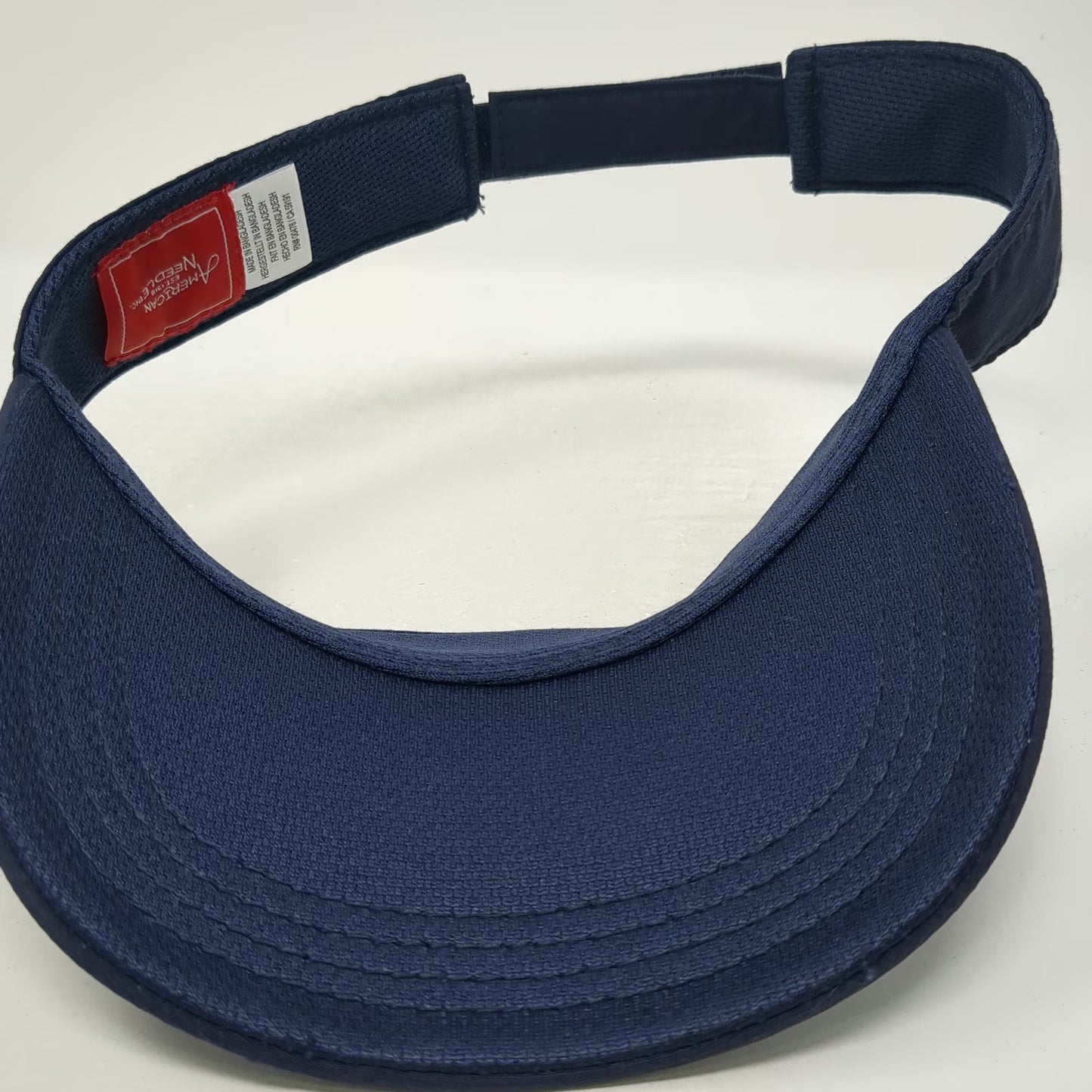 American Needle Visor Blue One Size Winged Foot Golf Clubs Embroidered Hat