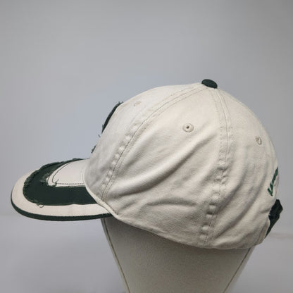San Diego Zoo Safari Park Baseball Cap Beige OS Distressed Frayed Strapback Hat