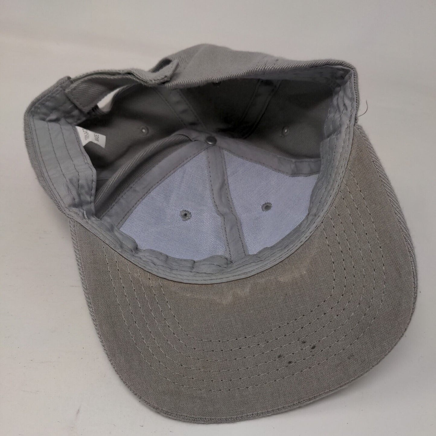 Chaos Coordinator Strapback Hat Gray One Size Adjustable Vent Holes