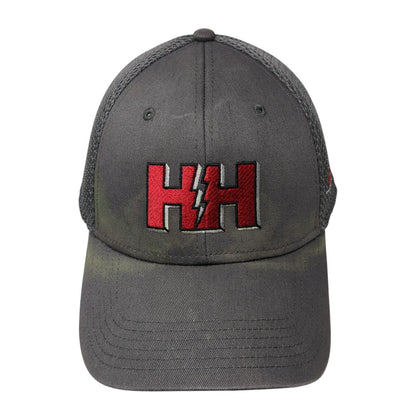 HH Electric Strapback Mesh Back Hat Gray One Size Solid Comfy Fit Otto