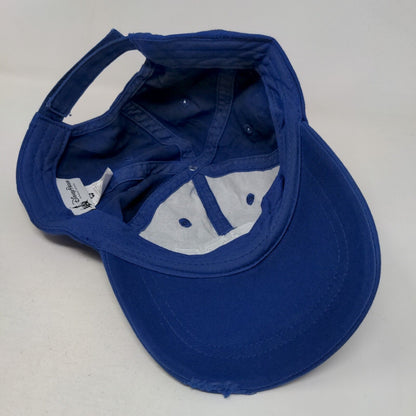 Monsters University Adult Strapback Hat Blue One Size Embroidered Disney Parks