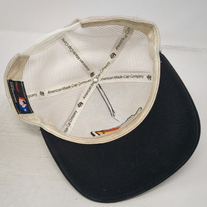 Hooey American Made Cap Co Buffalo Star Gray Brown One Size Trucker Hat Snapback