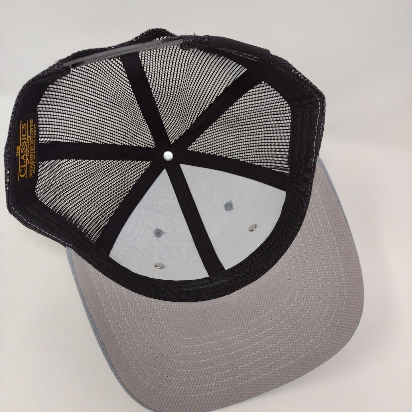 TAKEGWITHME Garrison Zimmer Memorial Snapback Trucker Hat Gray OSFA Yupoong