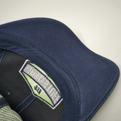 Sportsman Baseball Cap Blue One Size Moto Stuff USA Mesh Back Strapback Hat