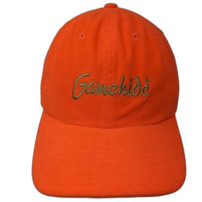 Gamehide Baseball Cap Orange One Size Strapback Hunting Hunter Embroidered Hat