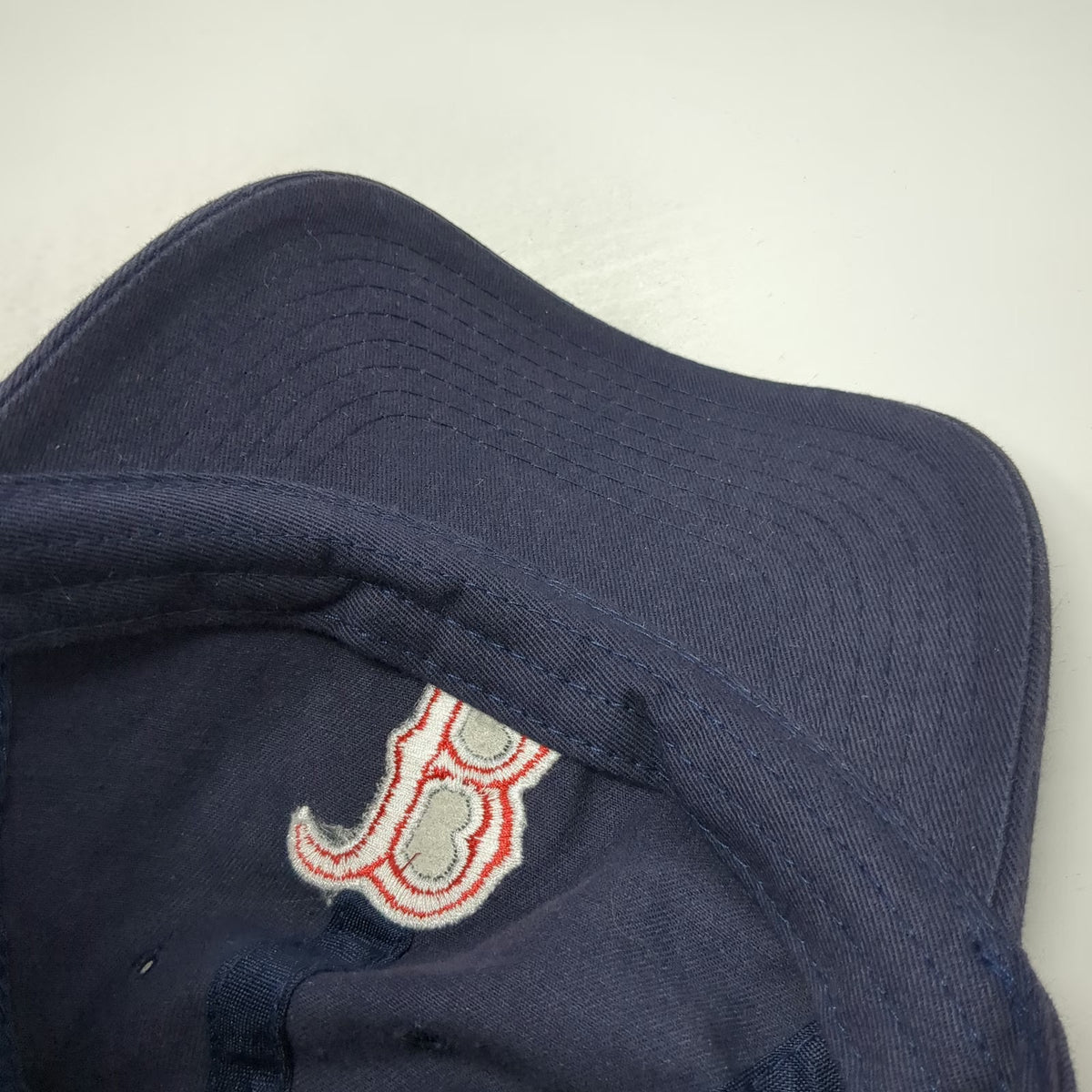 Boston Red Sox MLB Blue Baseball Cap OS Embroidered Logo Slideback Autograph