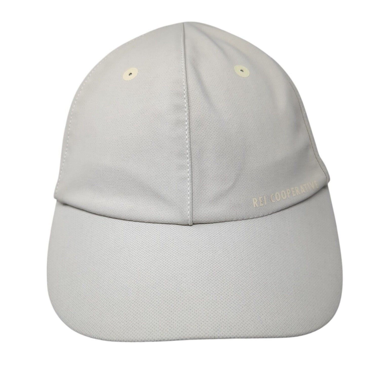 REI Cooperative Strapback Hat Tan One Size Adjustable Solid 6 Panel