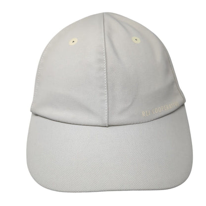 REI Cooperative Strapback Hat Tan One Size Adjustable Solid 6 Panel