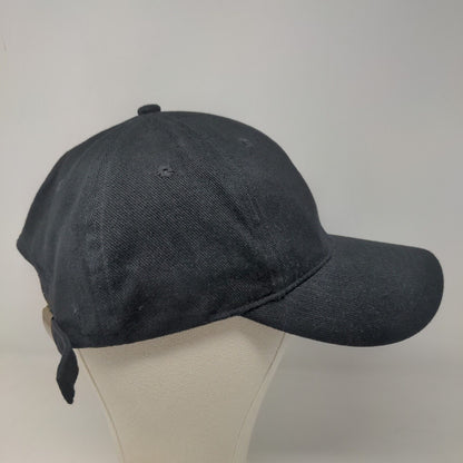 Accessories Men's Slideback Hat Black Size OSFM Blank 100% Cotton