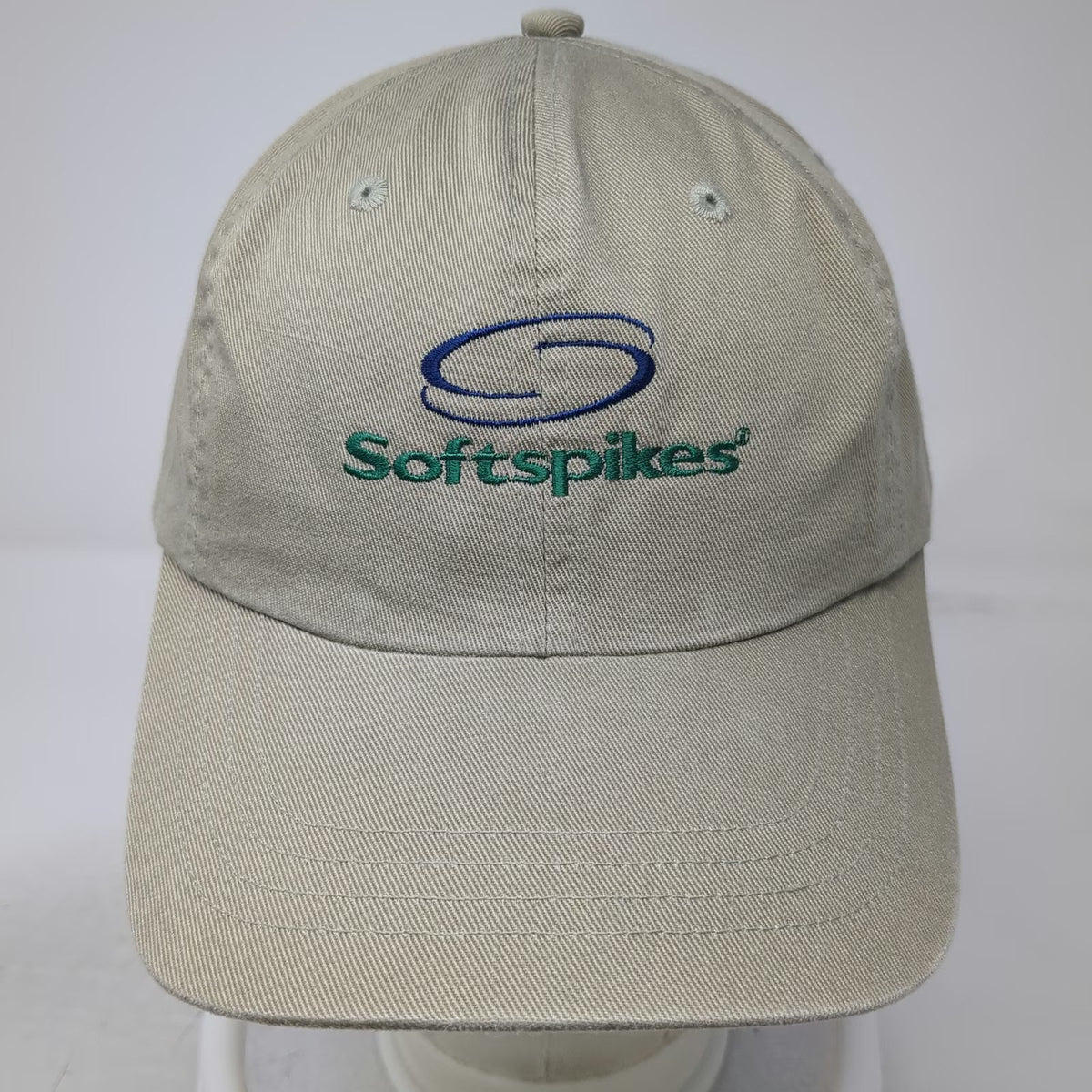 Alternative Headwear Softspikes Hat Baseball Cap Beige One Size Slideback Golf