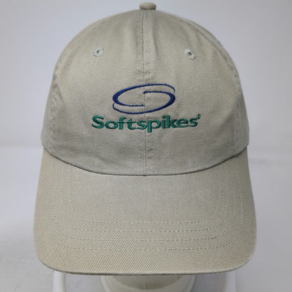 Alternative Headwear Softspikes Hat Baseball Cap Beige One Size Slideback Golf