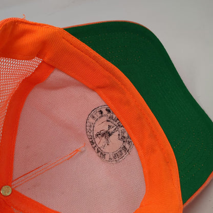 Otto Trucker Hat Orange OSFM Ute Mountain Tribe Wildlife Brunot Area Snapback