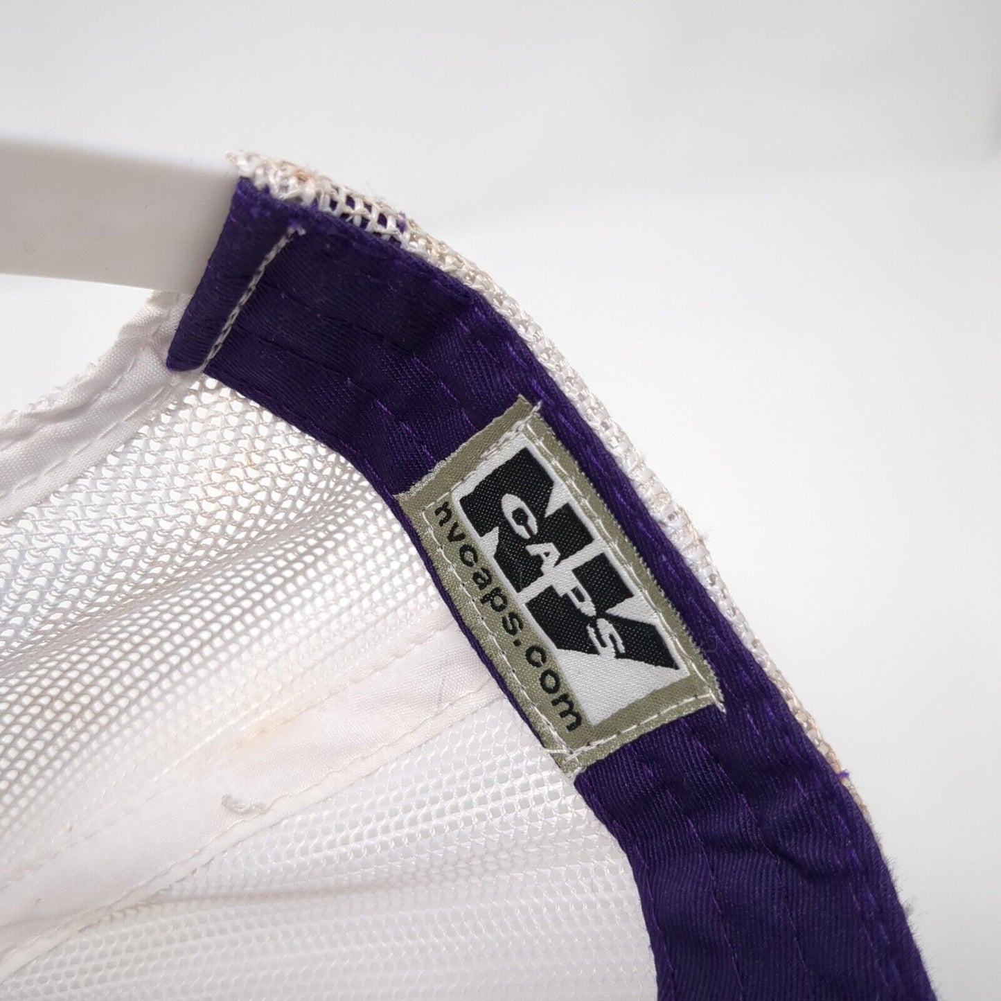 McCall Parks & Rec Snapback Trucker Hat Purple OSFM Adjustable Mesh Back NV Caps