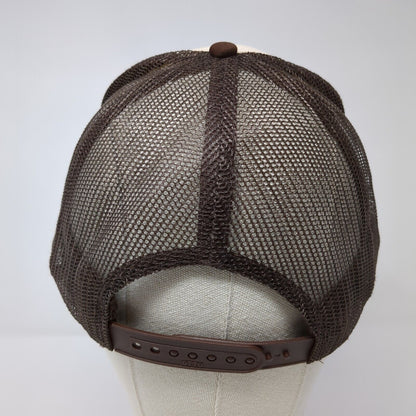 212 Chloe's 21st Snapback Rope Trucker Hat Brown OSFM Mesh Back Otto