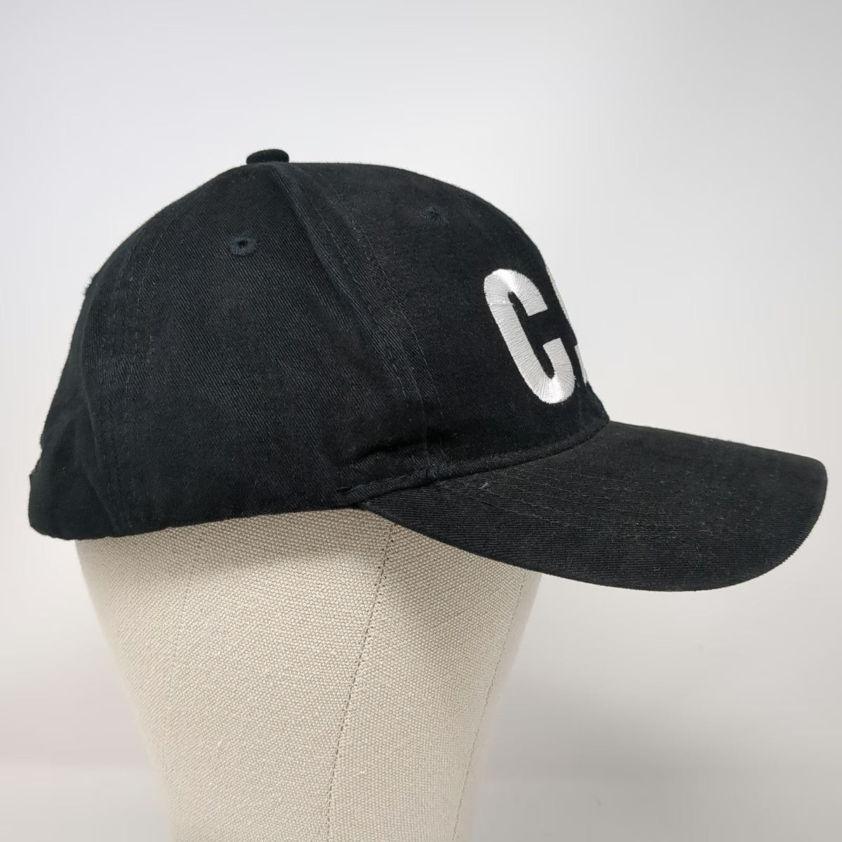 Rothco CSI Black White Baseball Cap One Size Adjustable Cotton Hat Embroidered