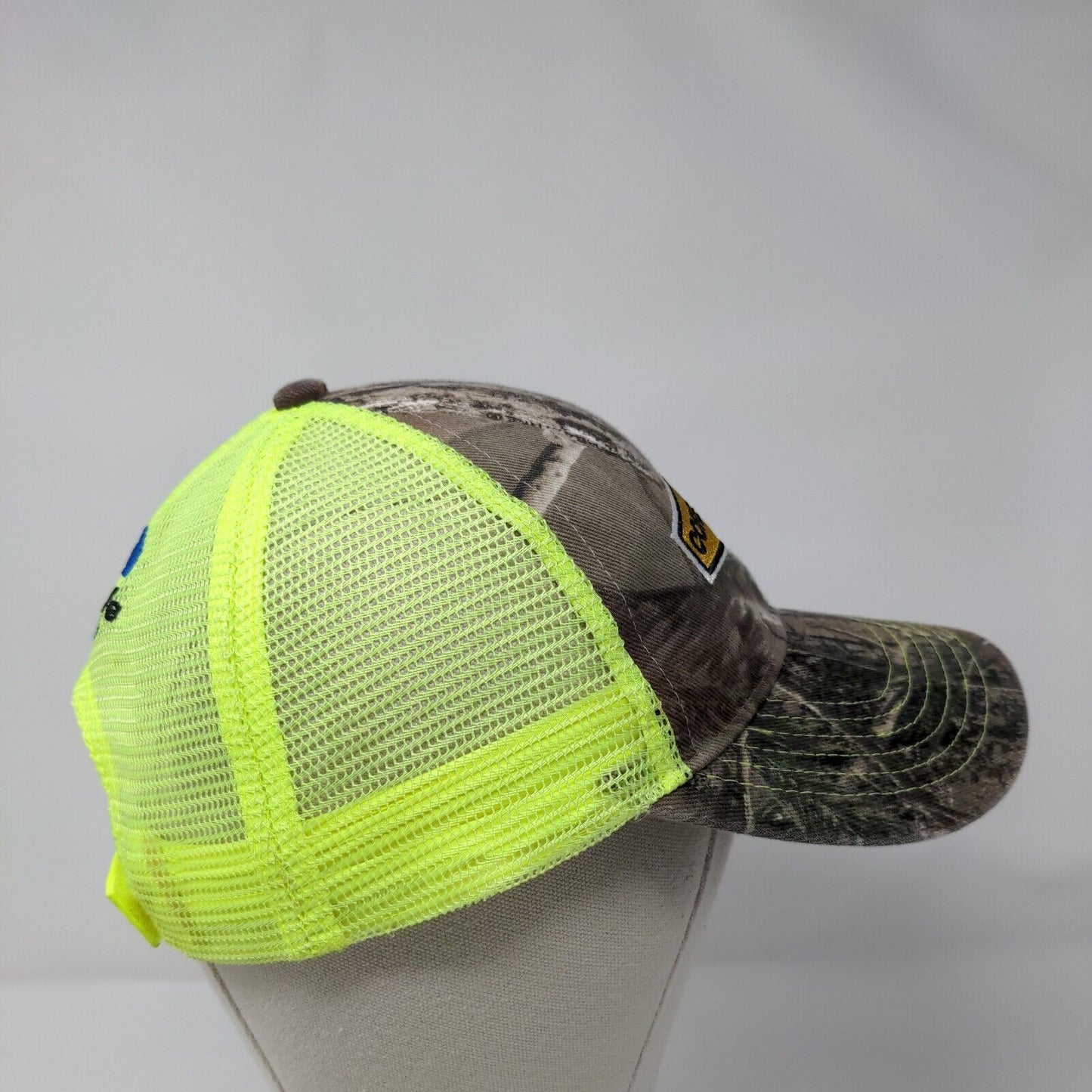 Core & Main Strapback Mesh Back Trucker Hat Camo One Size JM Eagle