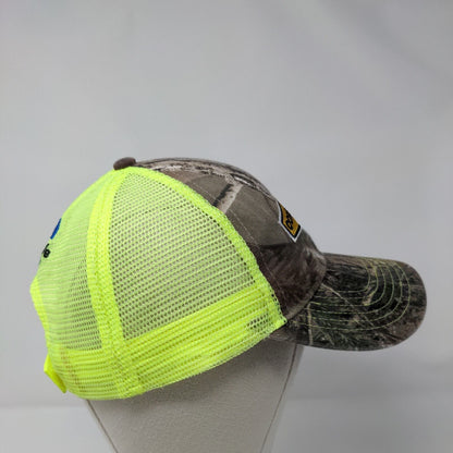 Core & Main Strapback Mesh Back Trucker Hat Camo One Size JM Eagle
