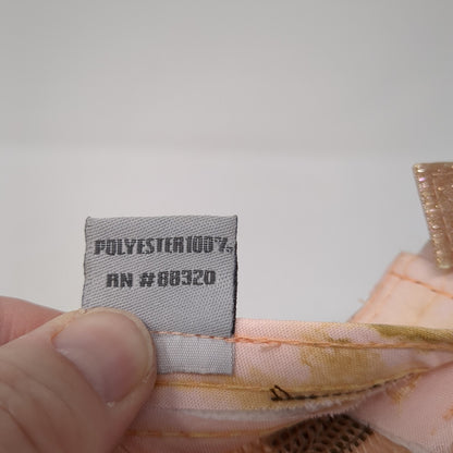 C.C Exclusives Ponytail Trucker Hat Pink One Size Adjustable Mesh Back Glitter