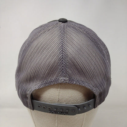 W376A Snapback Mesh Back Trucker Hat Black OSFA 6 Panel Richardson