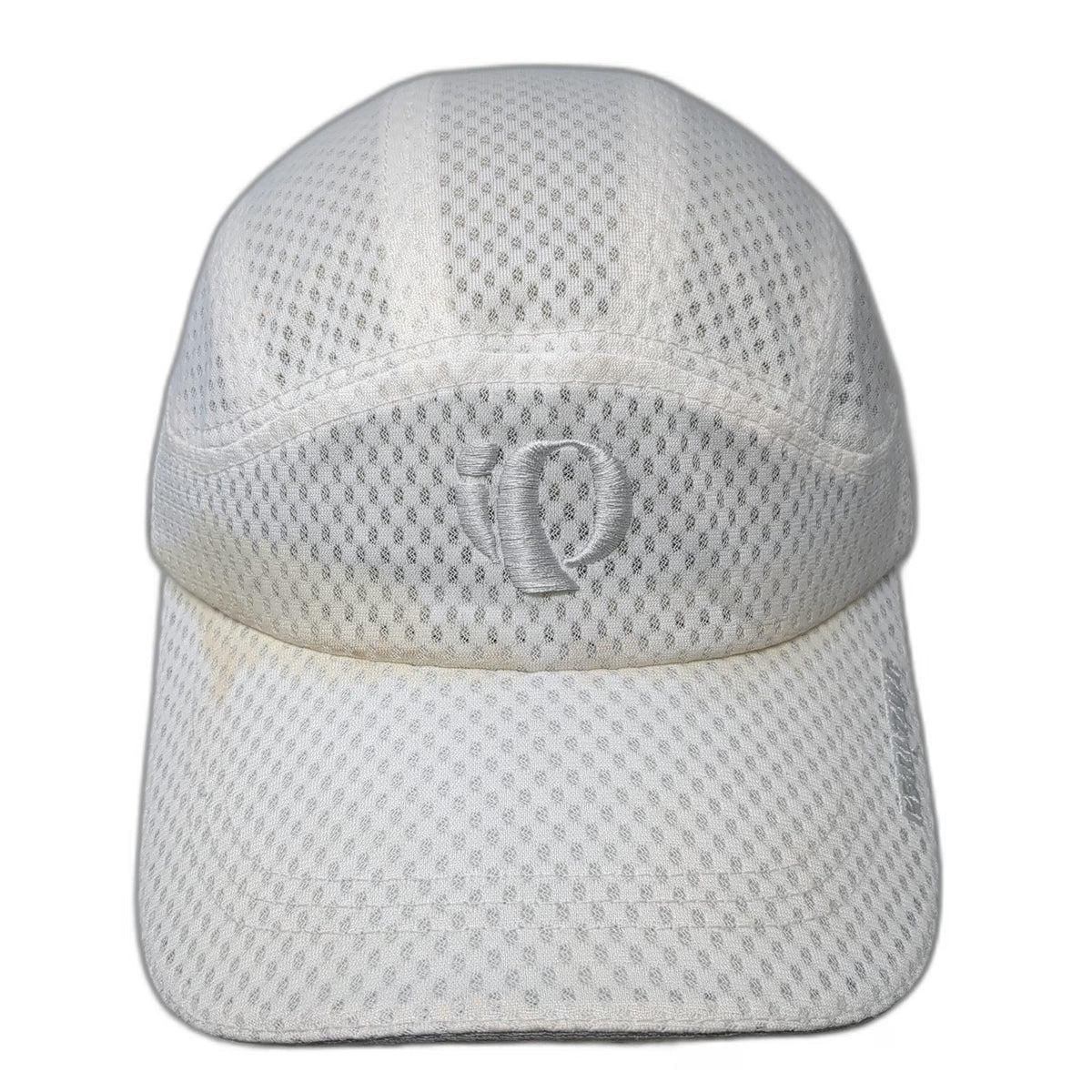 Pearl Izumi 5 Panel White One Size Mesh Breathable Running Cycling Hat