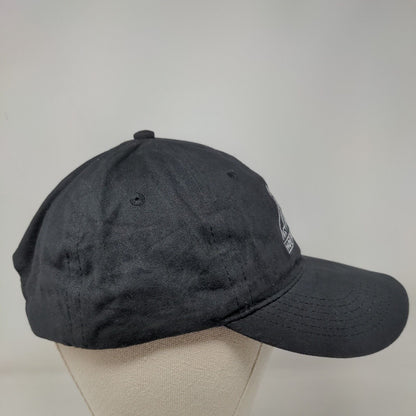 Mountain Moving Slideback Hat Black One Size Embroidered 6 Panel Port & Company