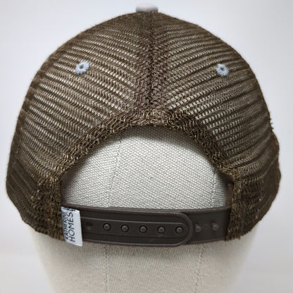 Katherine Homes Trucker Hat Gray Brown One Size Landscape Waterfall Art Hat