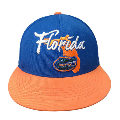 Top of the World Men's Snapback Flat Bill Hat Multicolor Florida Gators Logo