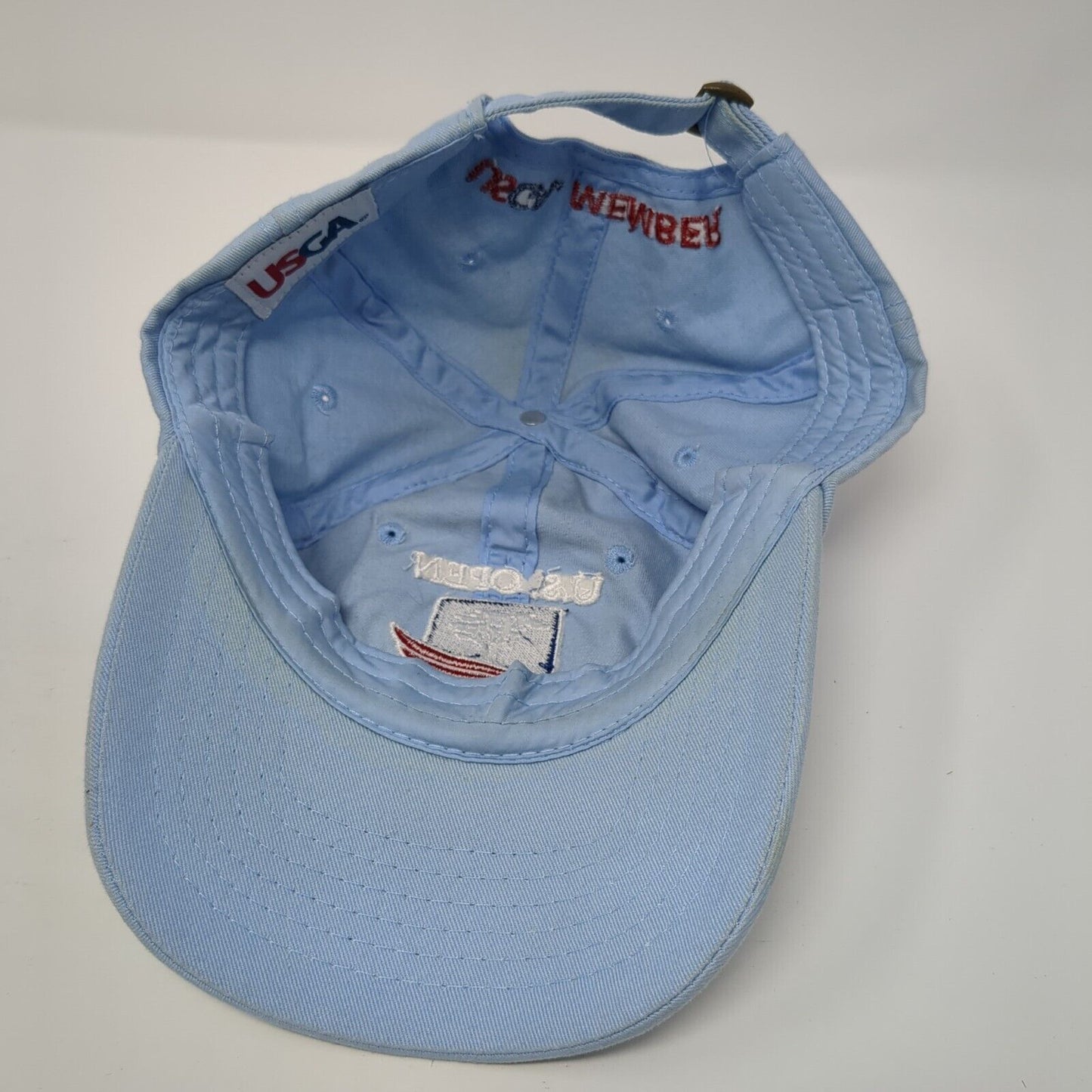 U.S. Open Pebble Beach USGA Member Slideback Hat Blue OS Adjustable Embroidered