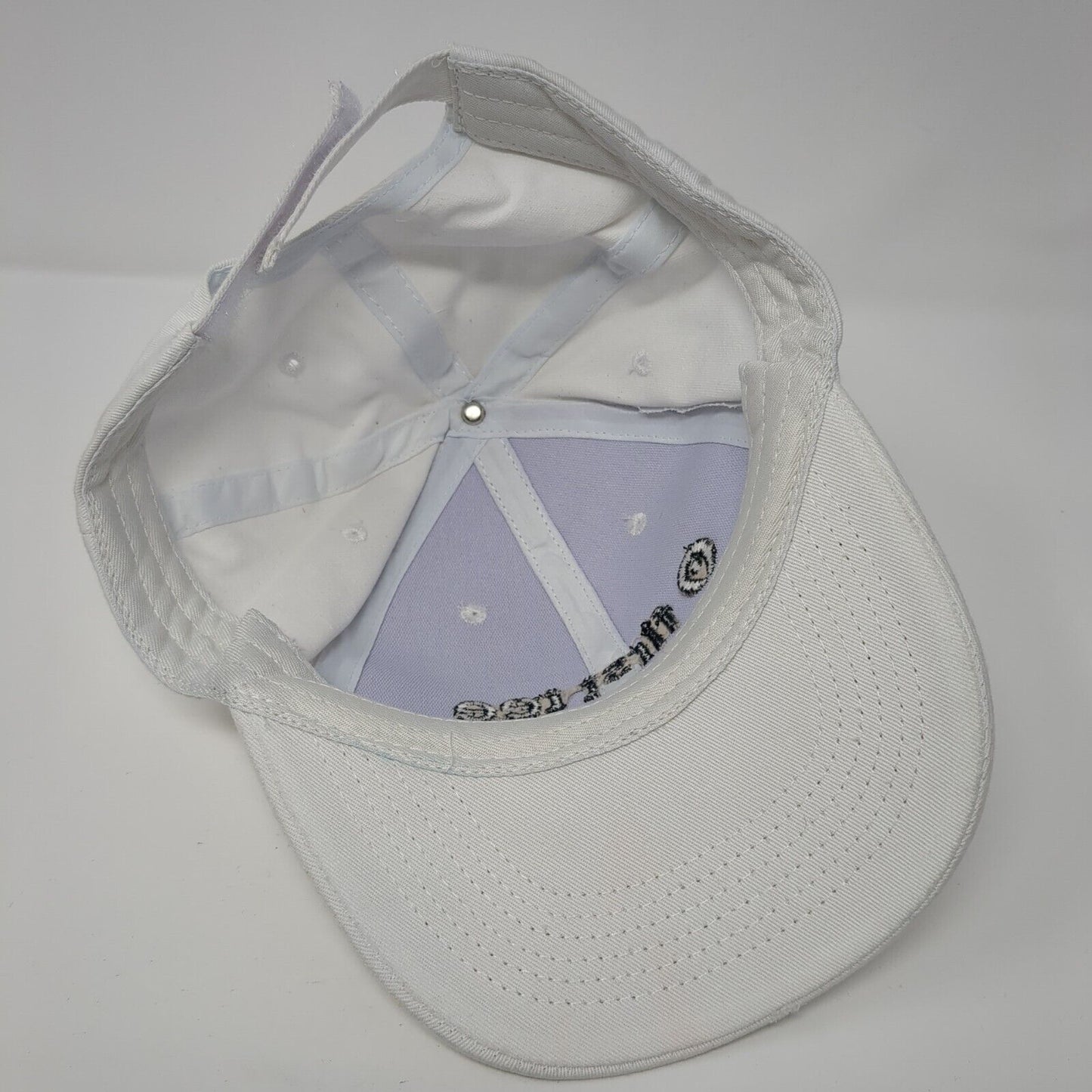 First Tee Idaho Strapback Hat White One Size Adjustable Embroidered 6 Panel