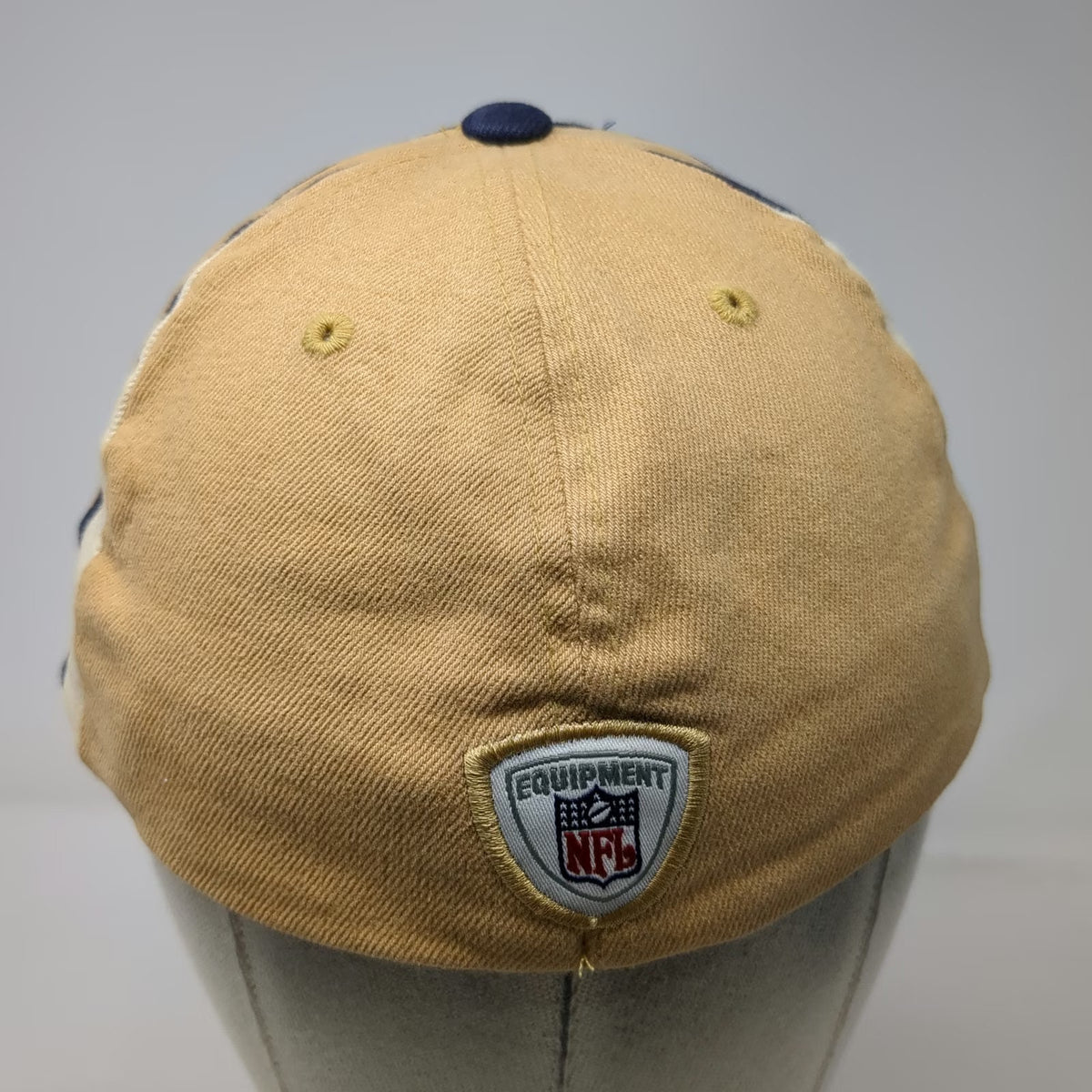 St Louis Rams NFL Reebok Blue Gold One Size Stretch Fit Contrast Panel Logo Hat