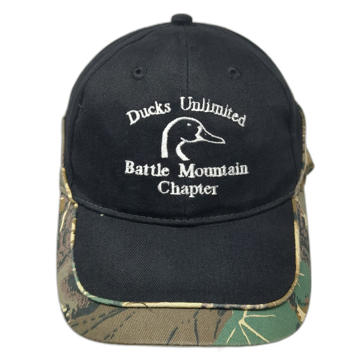 OTTO Baseball Cap Black One Size Ducks Unlimited Battle Mountain Camo Hat