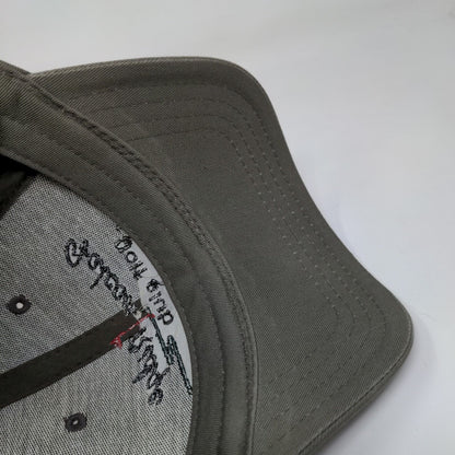 Falcon Ridge Golf Club Slideback Hat Brown OSFM Adjustable Embroidered