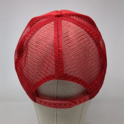 Ninkasi Brewing Snapback Trucker Hat Red OSFM Adjustable Mesh Back Rope Otto